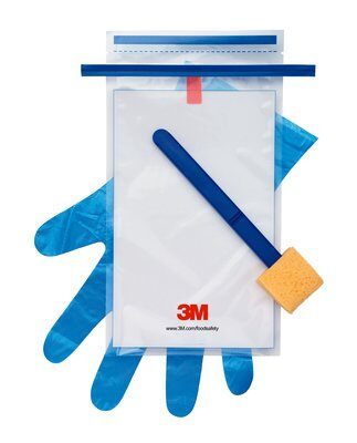 3m? ssl10nb2g海綿涂抹棒，含10毫升中和緩沖液和手套 ，100套/箱
