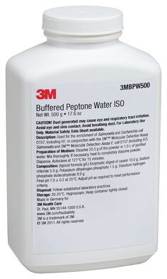 3m? bpw500緩沖蛋白胨水iso，500克，1件裝