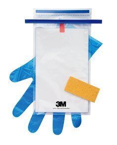 3M? 海綿涂抹棒，含10毫升D/E中和緩沖液和1副無(wú)菌手套 HS10DE2G，100套/箱